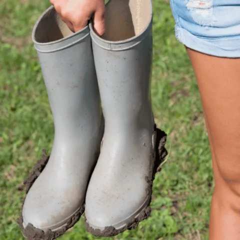 Welly Toss Game