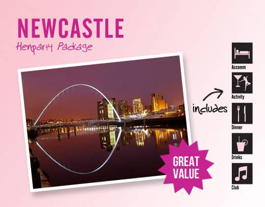 Newcastle Hen Party Packages - Activities, Accomodation, Food, Pubs and Clubs