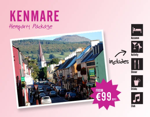 Kenmare Hen Party Packages - Activities, Accomodation, Food, Pubs and Clubs
