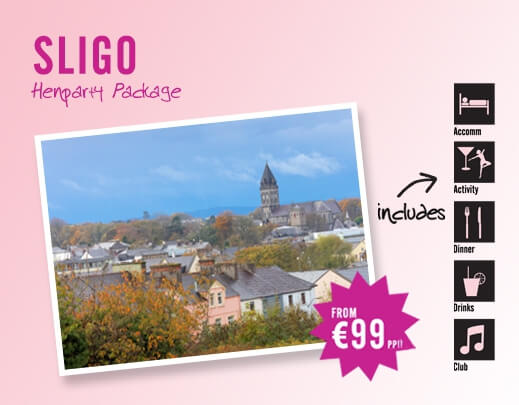 Sligo Hen Party Packages - Activities, Accomodation, Food, Pubs and Clubs