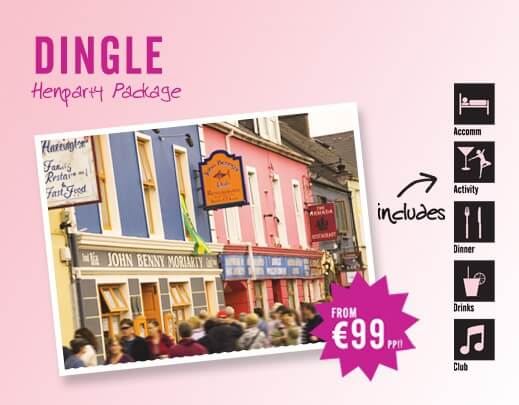 Dingle Hen Party Packages - Activities, Accomodation, Food, Pubs and Clubs
