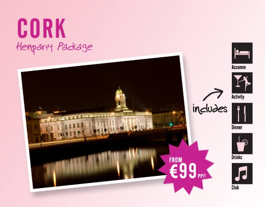 Cork City Hen Party Packages - Activities, Accomodation, Food, Pubs and Clubs