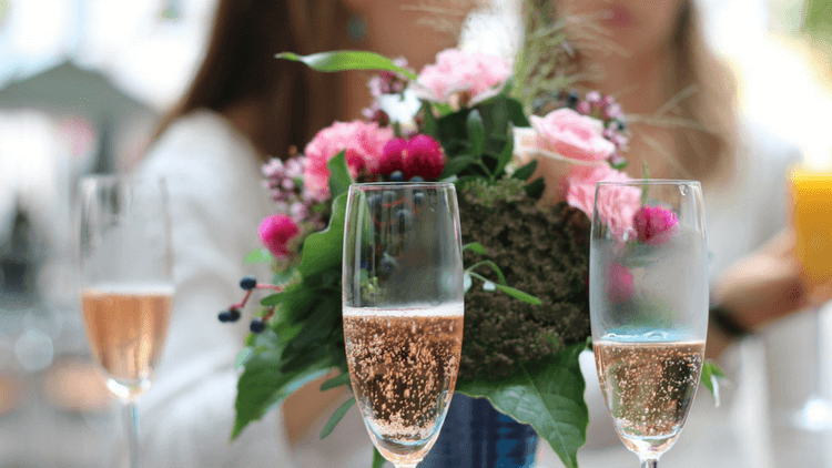 Pink champers png