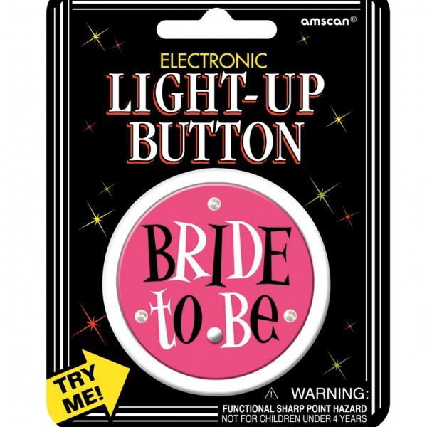 Bride to Be Flashing Badge