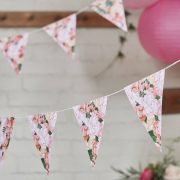 Floral Paper Bunting - Boho
