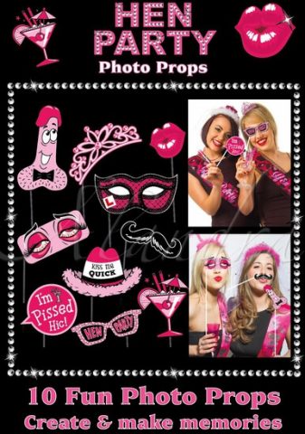 Fun Hen Party Photo Props