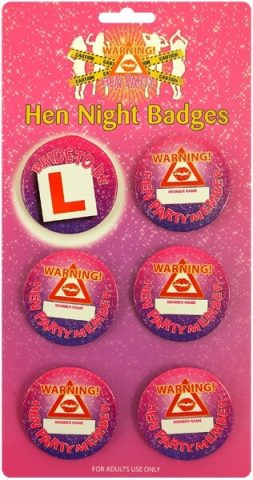 Hen Party Badges