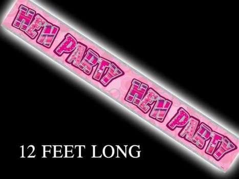 Pink Hen Party Banner