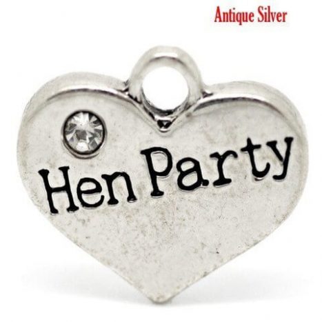 Hen Party Wine Glass Charm